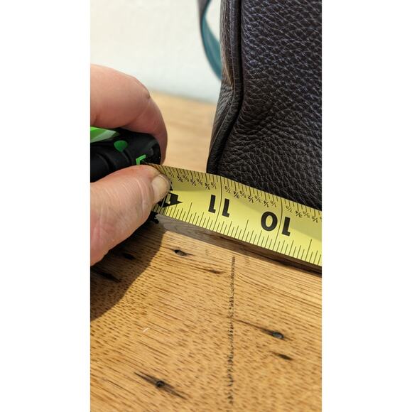 Sweet Tooth Brown Pebbled Grain Cheetah Heart Satchel Handbag - Picture 13 of 15